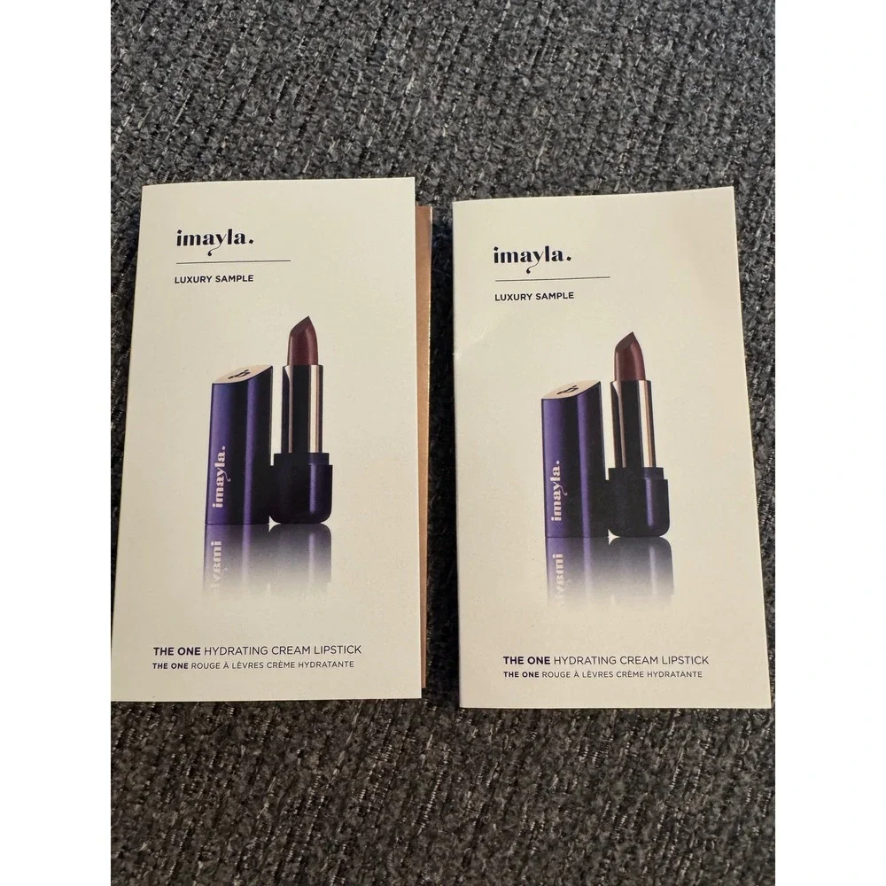 Imayla Beauty The One Hydrating Cream Lipstick Luxury Sample Set of 2